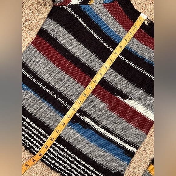 Free People Montmartre Multi-Colored Striped Wool Blend Sweater, Size is XS - Picture 5 of 7